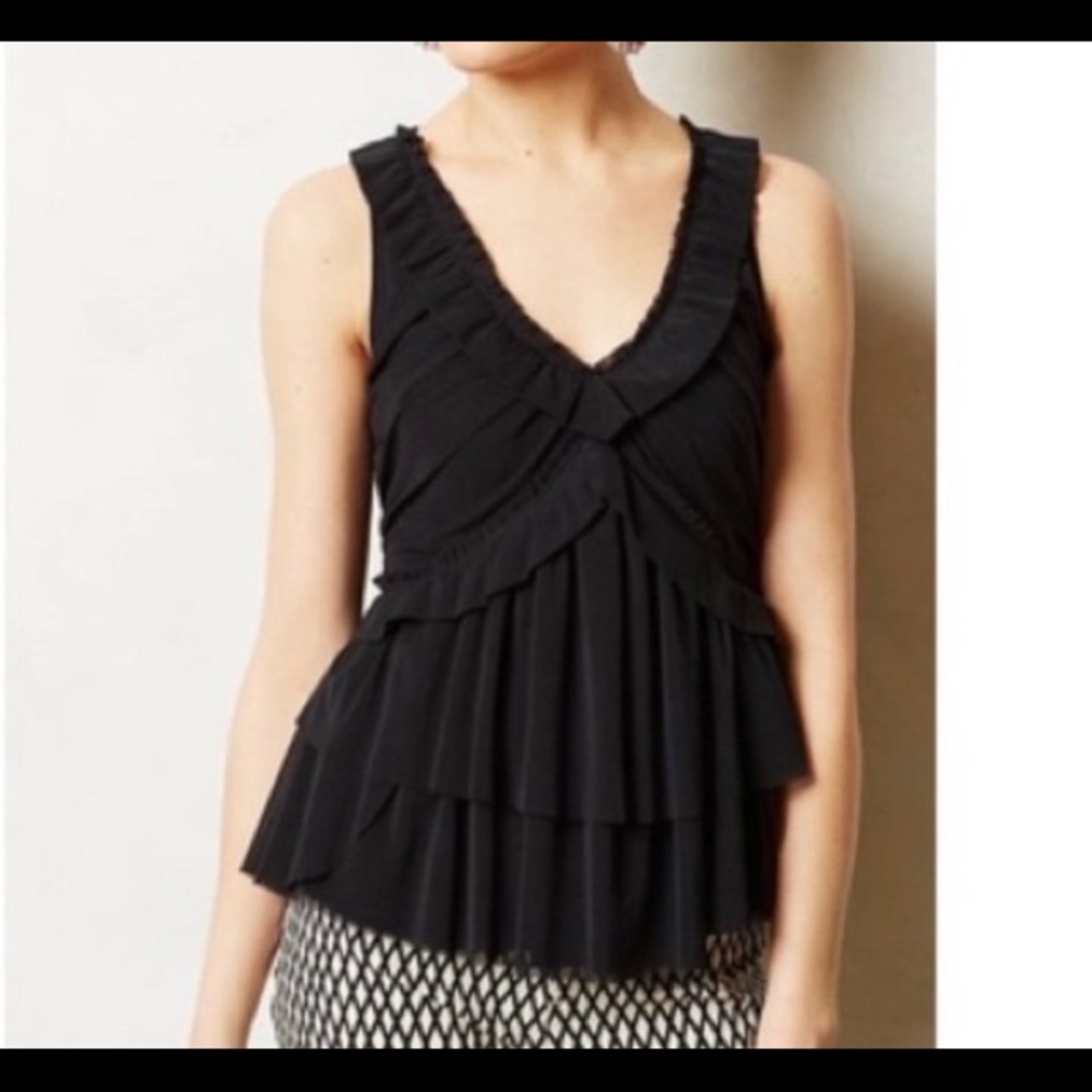 Anthropologie - Deletta Amaris Ruffled blouse